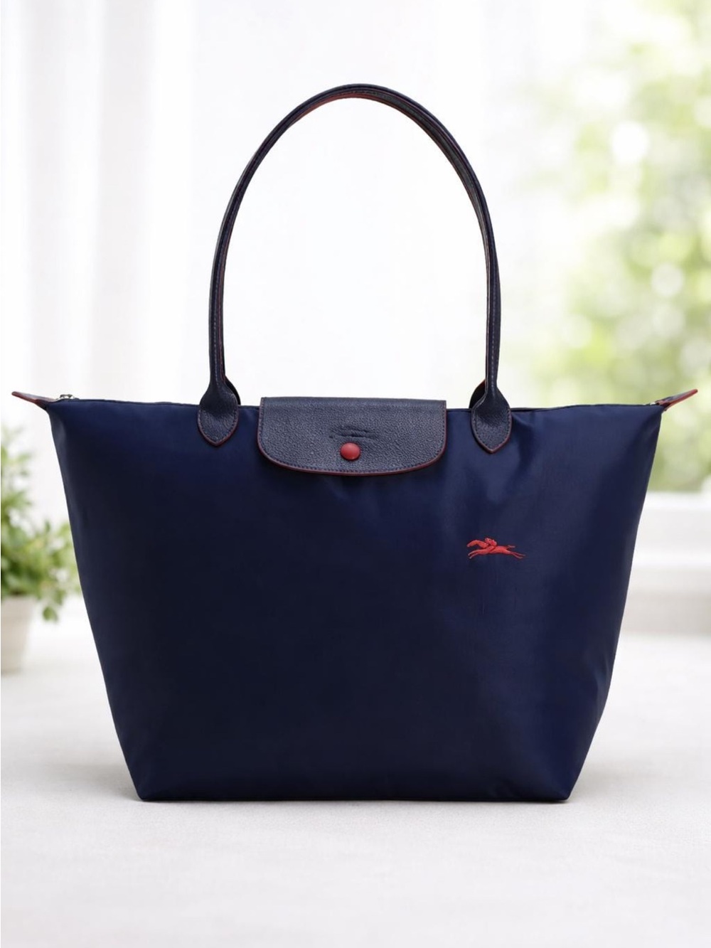 Large size navy blue bag